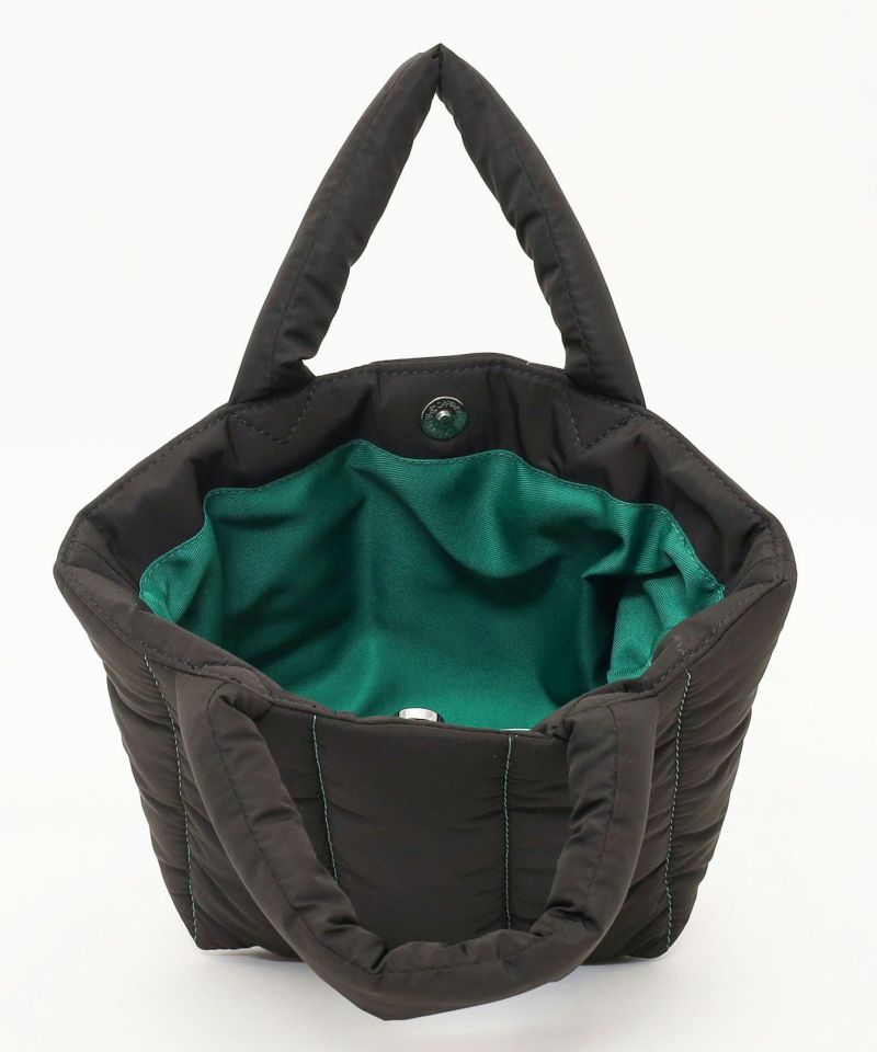 日本 COOCO - 衍縫鋪棉雲朵手提包-亮橘 (W20*H18*D14cm)