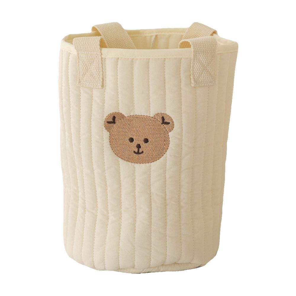 韓風手提包 推車掛袋 奶瓶尿布袋 置物袋-大熊頭