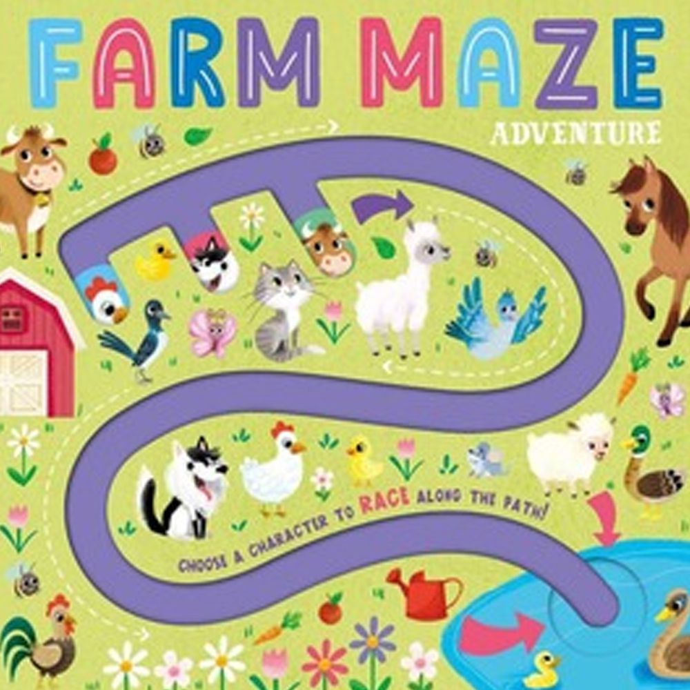 Farm Maze Adventure 農場迷宮冒險（手指迷宮書）