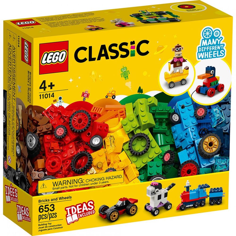 樂高 LEGO - 樂高積木 LEGO《 LT11014 》Classic 經典基本顆粒系列 - 顆粒與輪子-653pcs