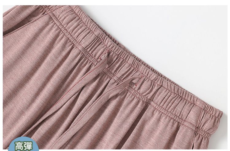 莫代爾薄款休閒家居褲-綠色