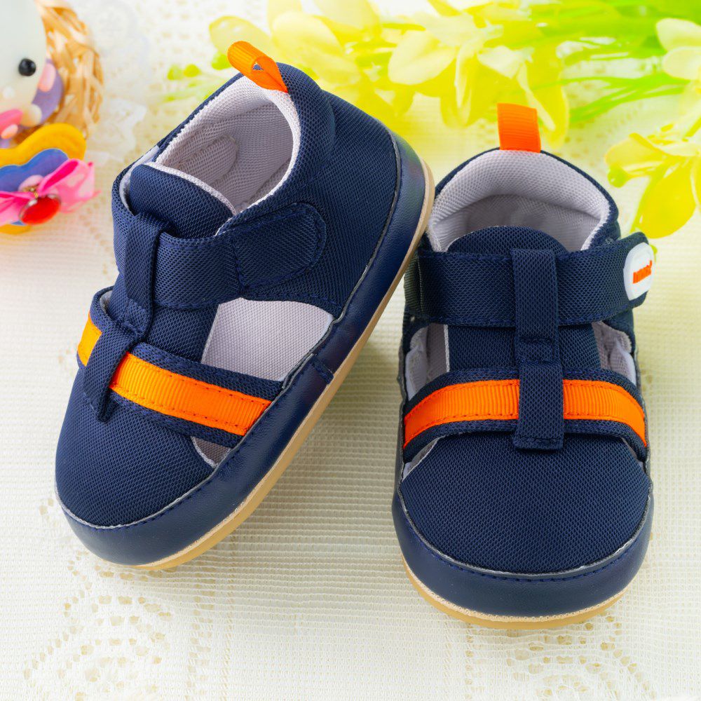 nikokids - 軟Q底學步鞋-深藍色(SG581)