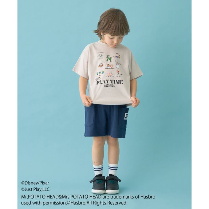 日本 b-ROOM - 聯名限定 短袖上衣-玩具圖鑑-白