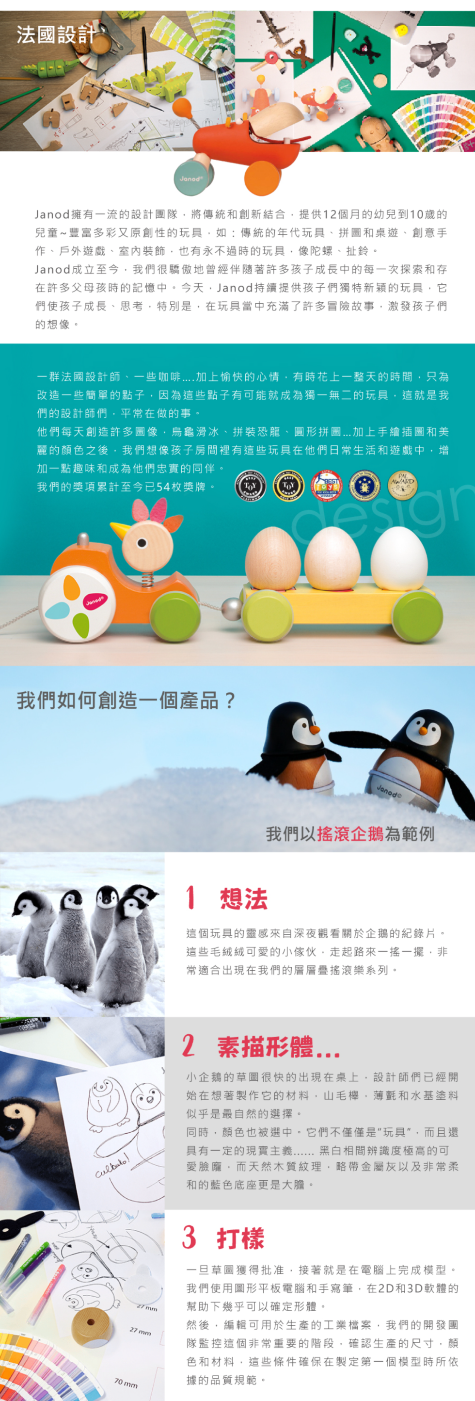 法國Janod - 【現貨】磁性木質拼圖-世界地圖(英文)