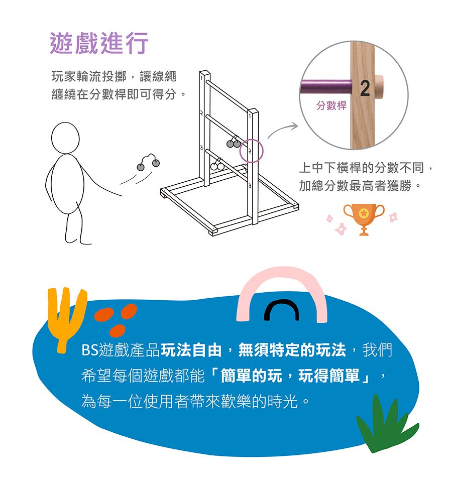 荷蘭BS - 階梯拋擲戶外遊戲組