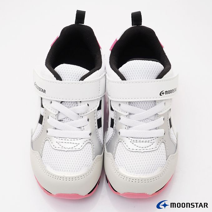 Moonstar日本月星 - 運動鞋系列童鞋-MSCNC2956黑粉(中童段)-機能運動鞋-黑粉