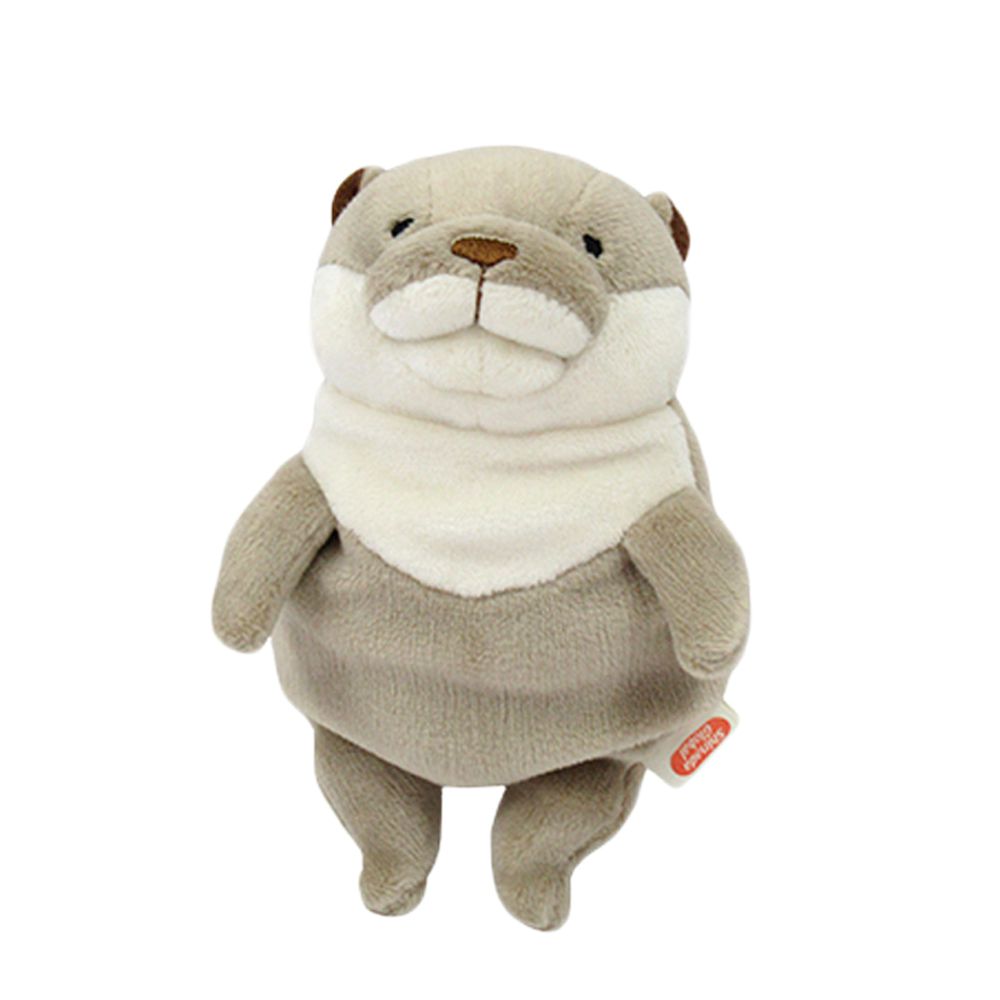 Mochi Series｜末班茫茫大叔-迷你水獺吊飾（灰色）