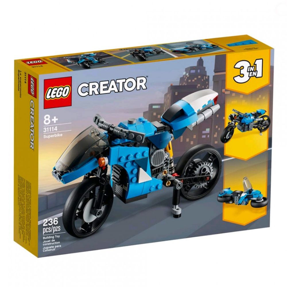 樂高 LEGO - 樂高積木 LEGO《 LT31114 》創意大師 Creator 系列 - 超級摩托車-236pcs