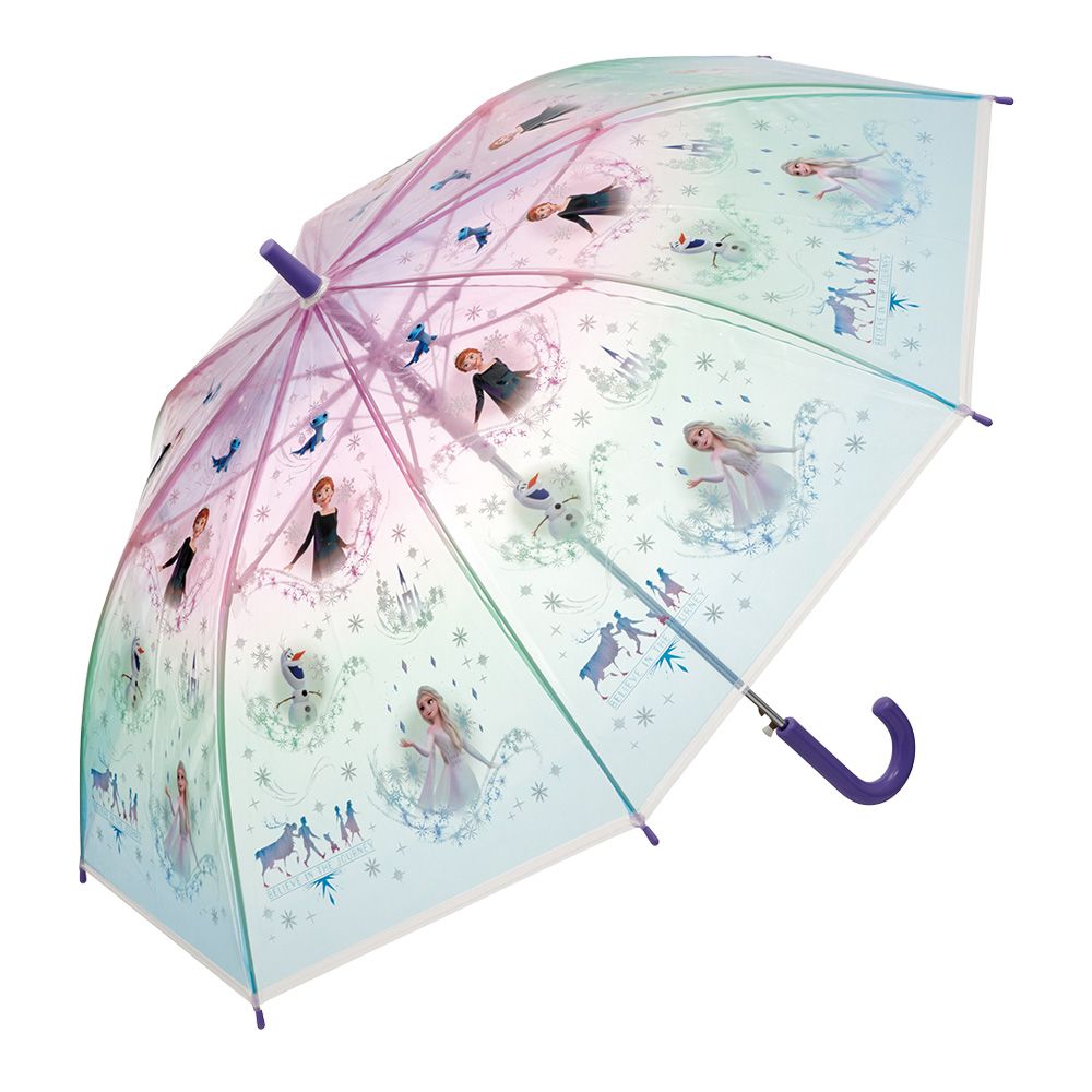 兒童透明長直傘(55cm)-冰雪奇緣