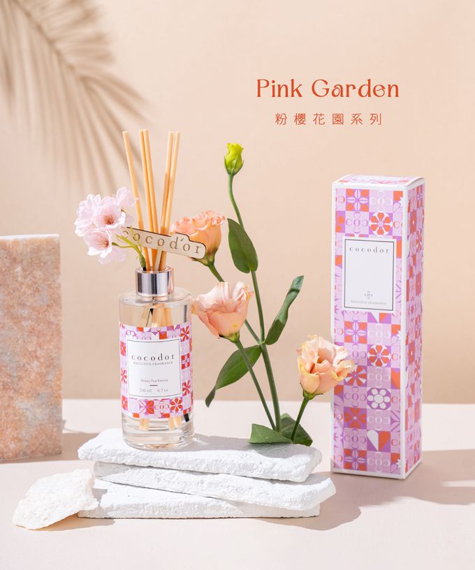 韓國 cocodor - 普普花園系列擴香瓶200ml-晚霞玫瑰
