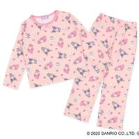 日本西松屋 - 聯名款 印花長袖家居服/睡衣(四季款)-卡通人物庫洛米＆美樂蒂