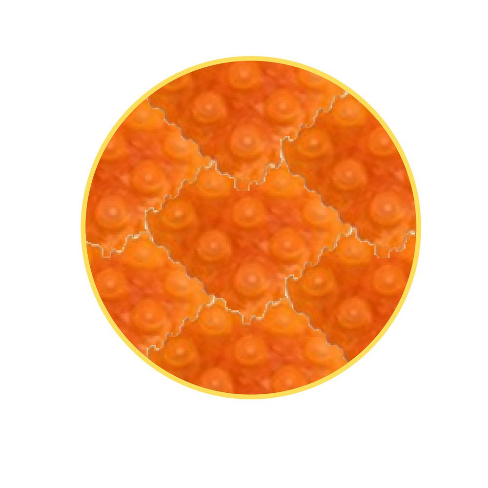 꾹꾹블럭 - 韓國咕咕拼豆補充包(400顆)-透明橙