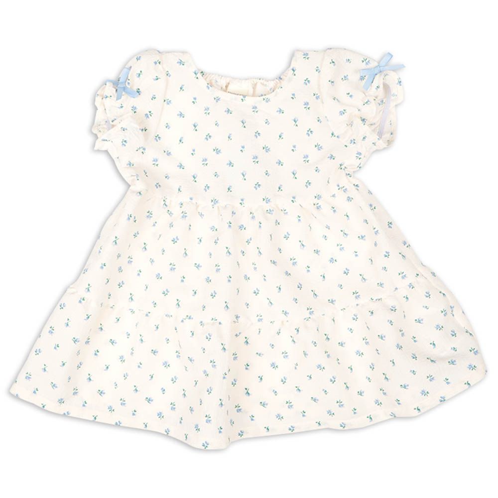 蛋糕洋裝-淺藍色