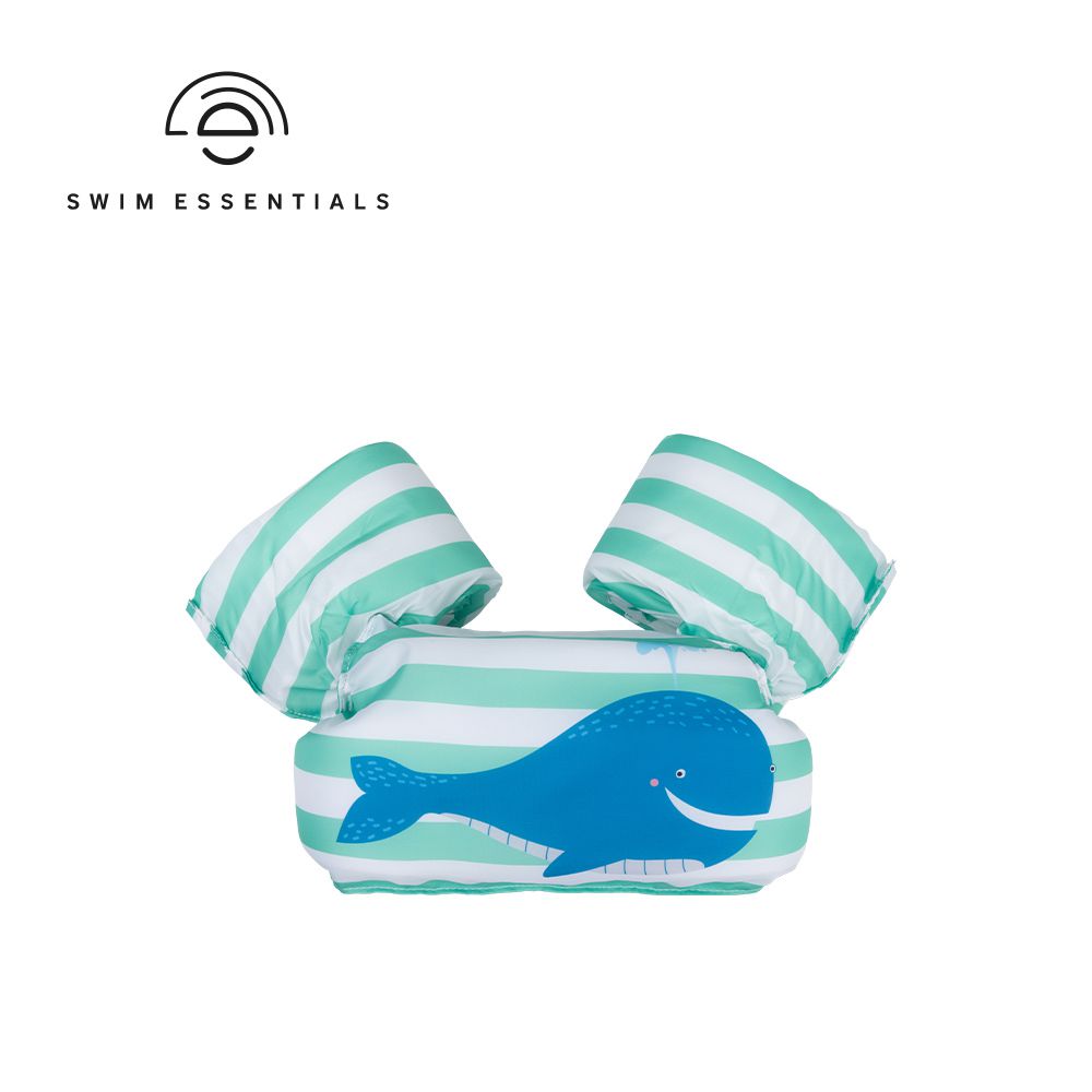幼兒/兒童臂圈型漂浮背心 (2-6Y)-微笑小藍鯨
