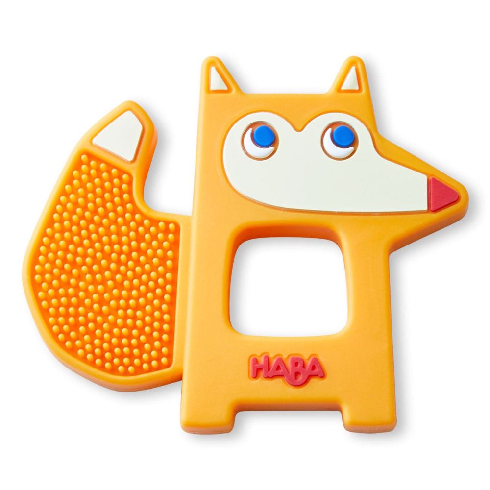 德國HABA - 寶寶抓握固齒玩具-可愛小狐