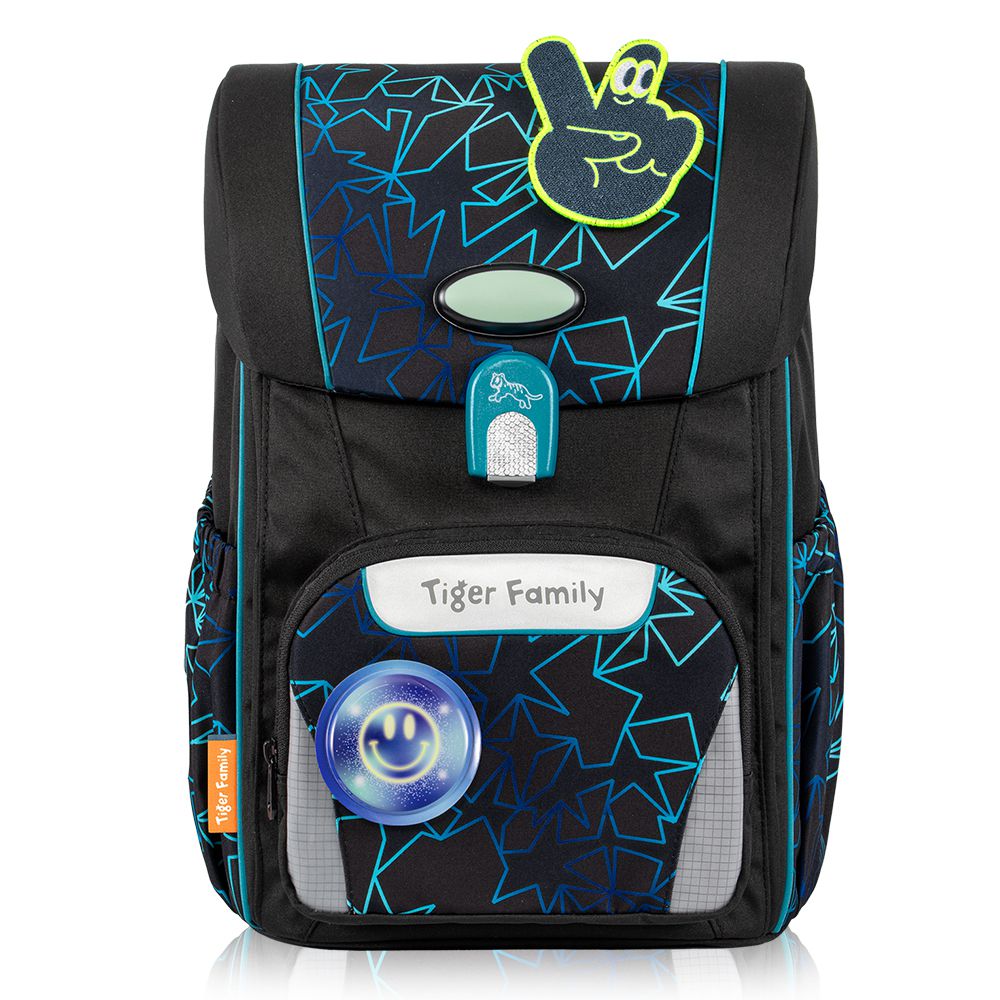 飛躍守護海洋系列超輕量護脊書包Pro 2S-閃電風暴-(贈品：聯名款文具4件(補習袋+便當袋+鉛筆盒+鉛筆)-外太空+註冊送課程券)-花色送完以其他樣式替代 不另行通知