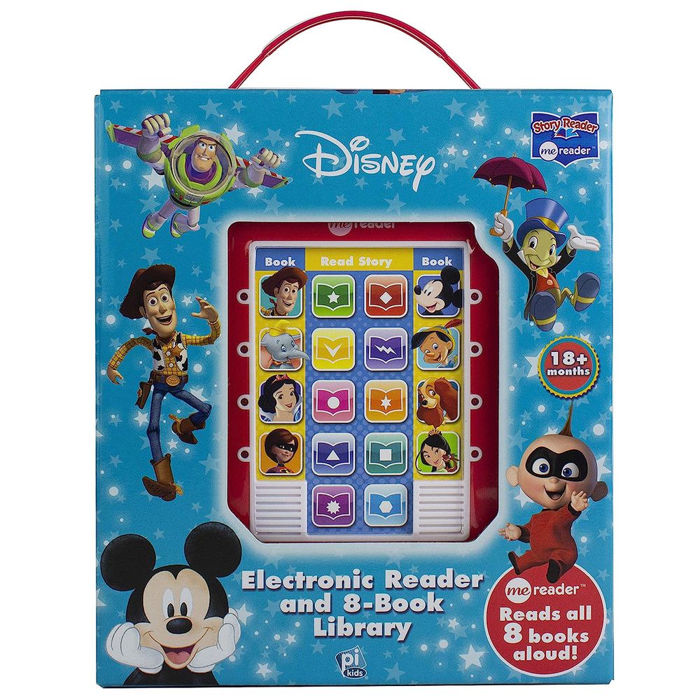 【禾流獨家代理】【迪士尼冒險故事啟蒙有聲閱讀套書】ME Reader Electronic Reader and 8-Book Library: Disney Adventure