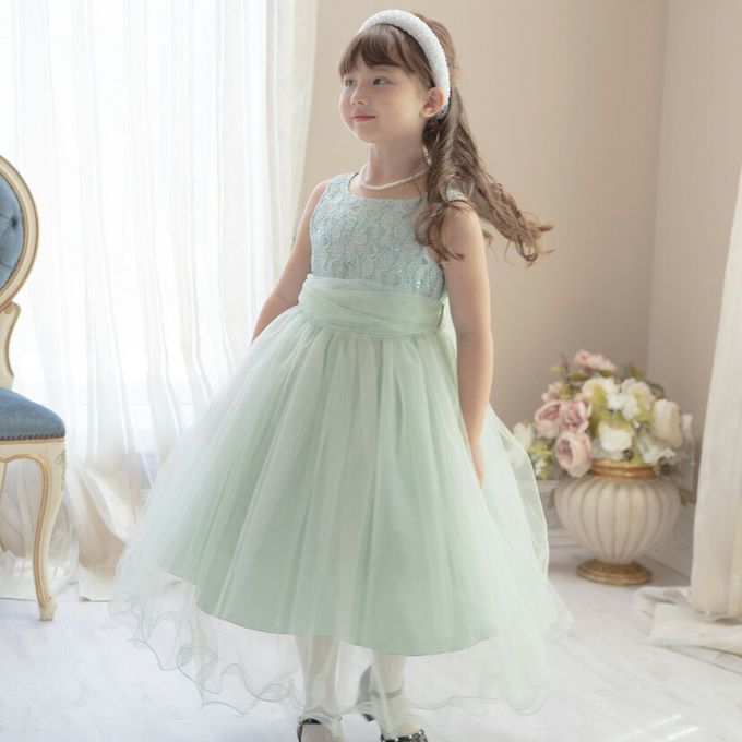 日本 Catherine Cottage - 夢幻層次蝴蝶結洋裝/小禮服-紫丁香