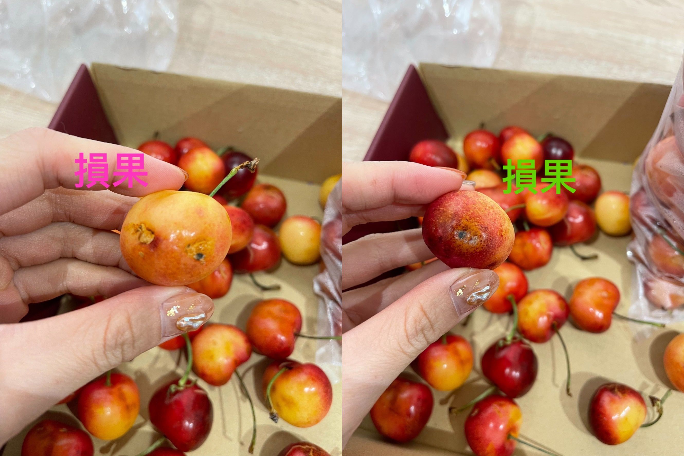 智利新鮮空運！最高等級 夢幻白櫻桃 精選 30-34mm 大尺寸！