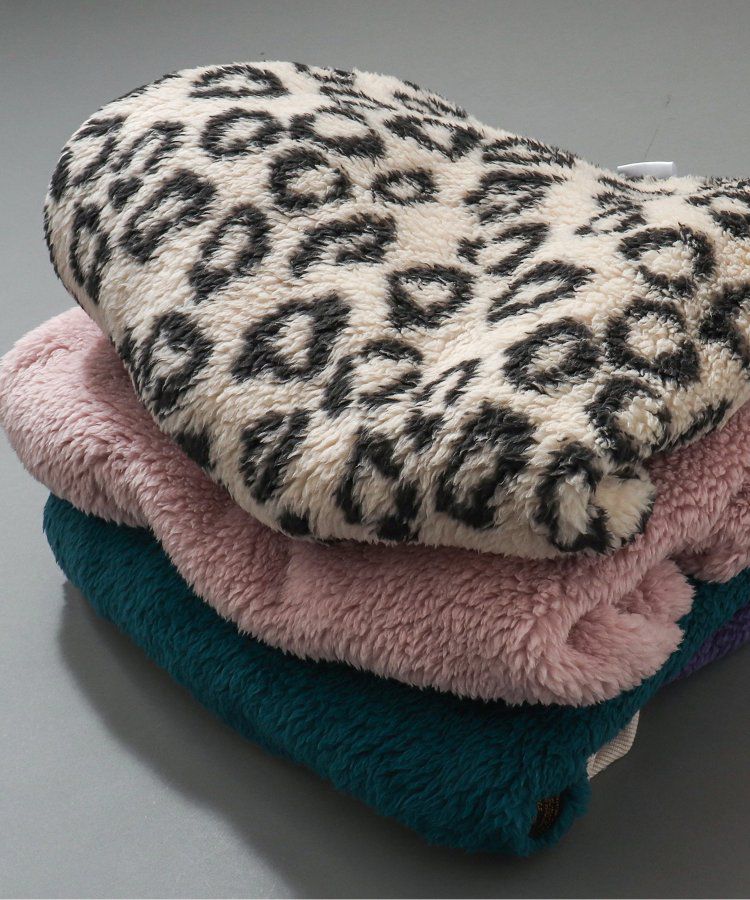 日本 BREEZE - 泰迪熊絨毛保暖長袖上衣-繽紛撞色