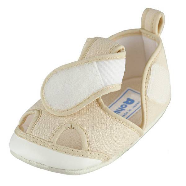 akachan honpo - 學步鞋-前開式-象牙白色