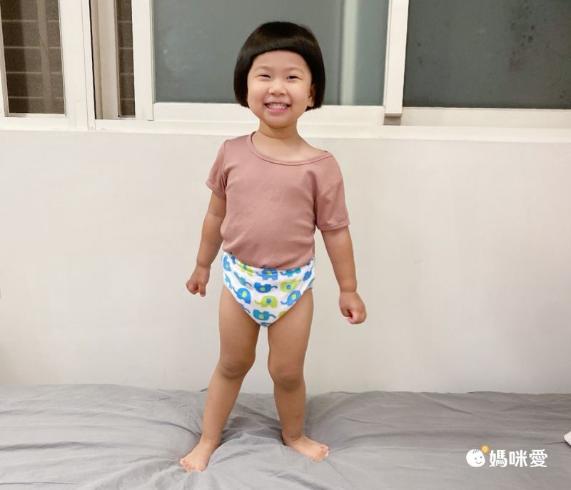 日本 Chuckle Baby - 六層學習褲(兩件組)-蘋果+點點-粉 薄荷-分離式