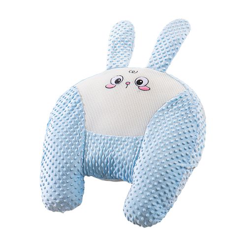 JoyNa - 嬰兒趴睡枕 排氣枕 防吐奶枕 安撫枕-藍兔子 (53*53*10cm)