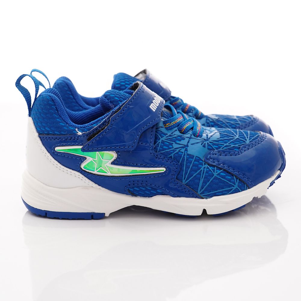 Moonstar日本月星 - 2E電燈競速鞋款(小童段)-藍