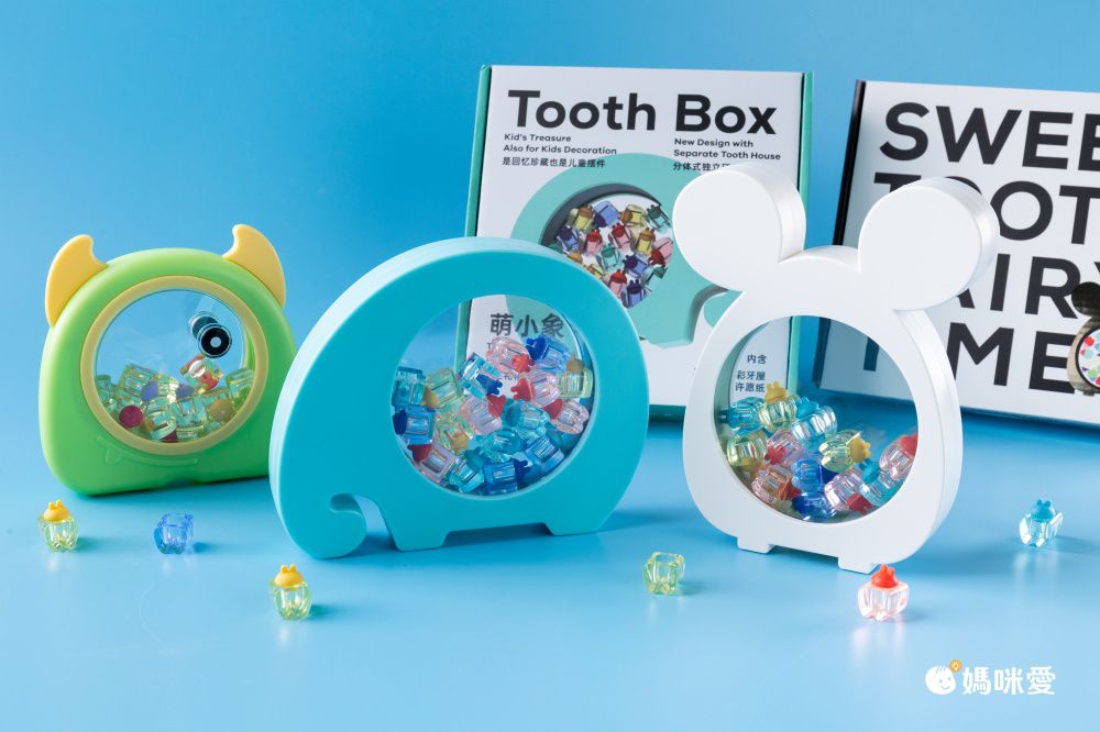 寶寶乳牙收藏盒-小老鼠款-粉色 (20x16cm)