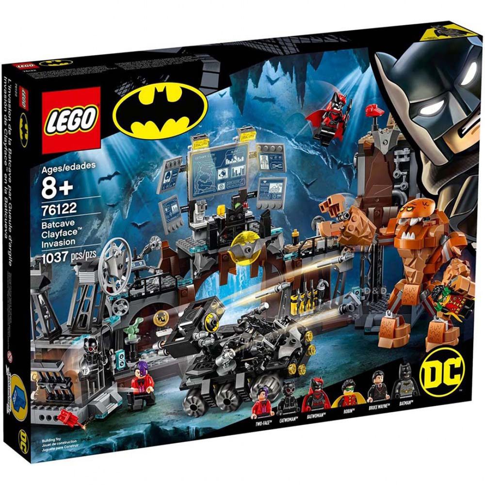 樂高 LEGO - 樂高 SUPER HEROES 超級英雄系列 - Batcave Clayface™ Invasion 76122-1037pcs