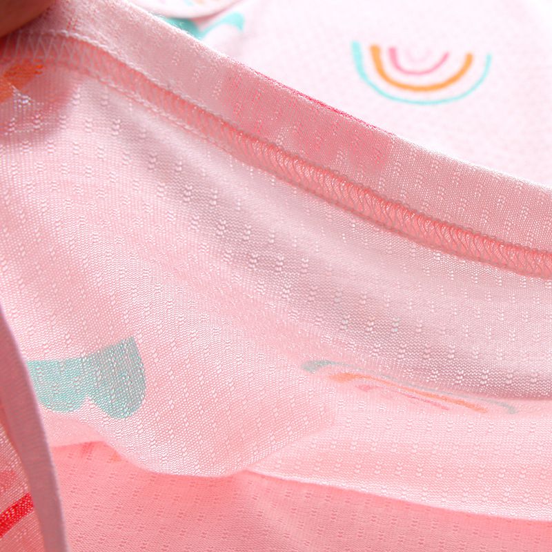 MAMDADKIDS - 網眼透氣無袖背心(二件組)-鳳梨-白+黃