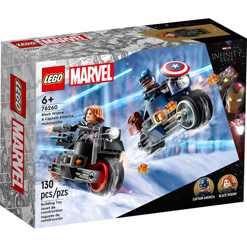 樂高 LEGO - 樂高積木 LEGO《 LT76260 》SUPER HEROES 超級英雄系列 - Black Widow & Captain America Motorcycles