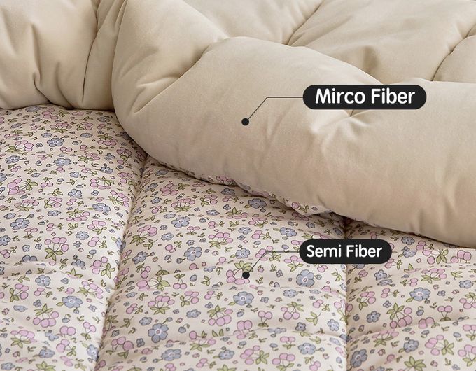 韓國 Maatila - 可水洗超細纖維桃皮感棉被(冬被)-藍色鴨鴨