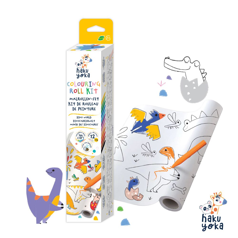 Haku Yoka Coloring Roll Kit -fantasy Unicorn