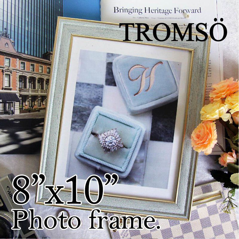 TROMSO - 加州風潮灰藍木紋8X10相框