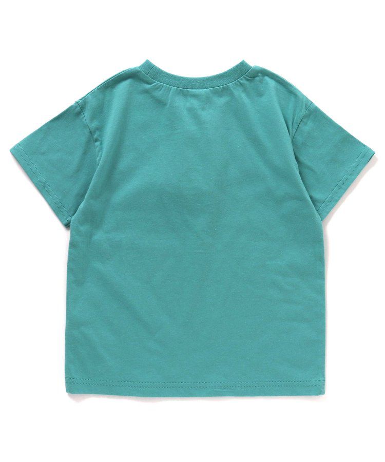 日本 BREEZE - 暑假來了立體印花短袖上衣-甲蟲-撞色袖黃