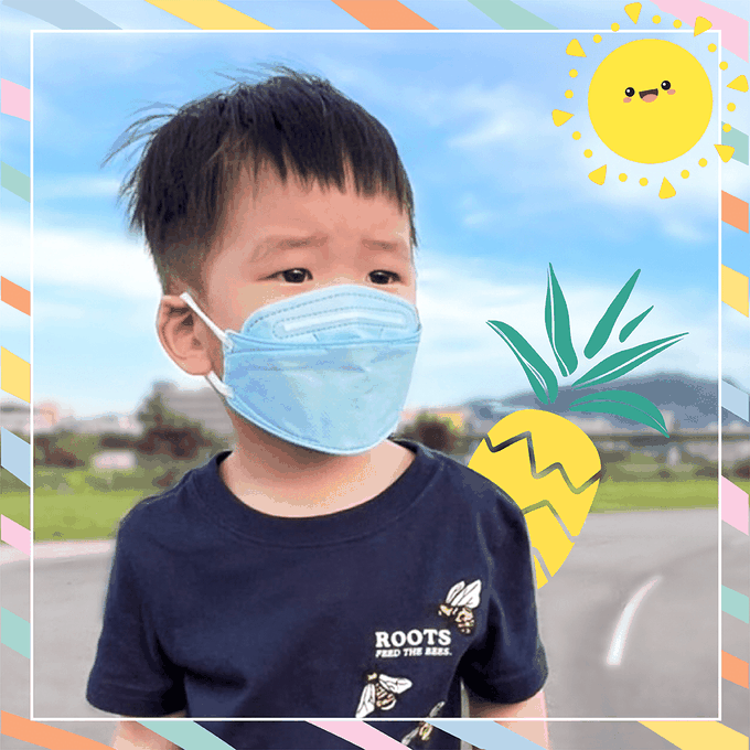 順易利口罩 SUMEASY - 幼童4D醫用口罩-藍色 (約17cm x 6.3cm，3-5歲適用)-10入