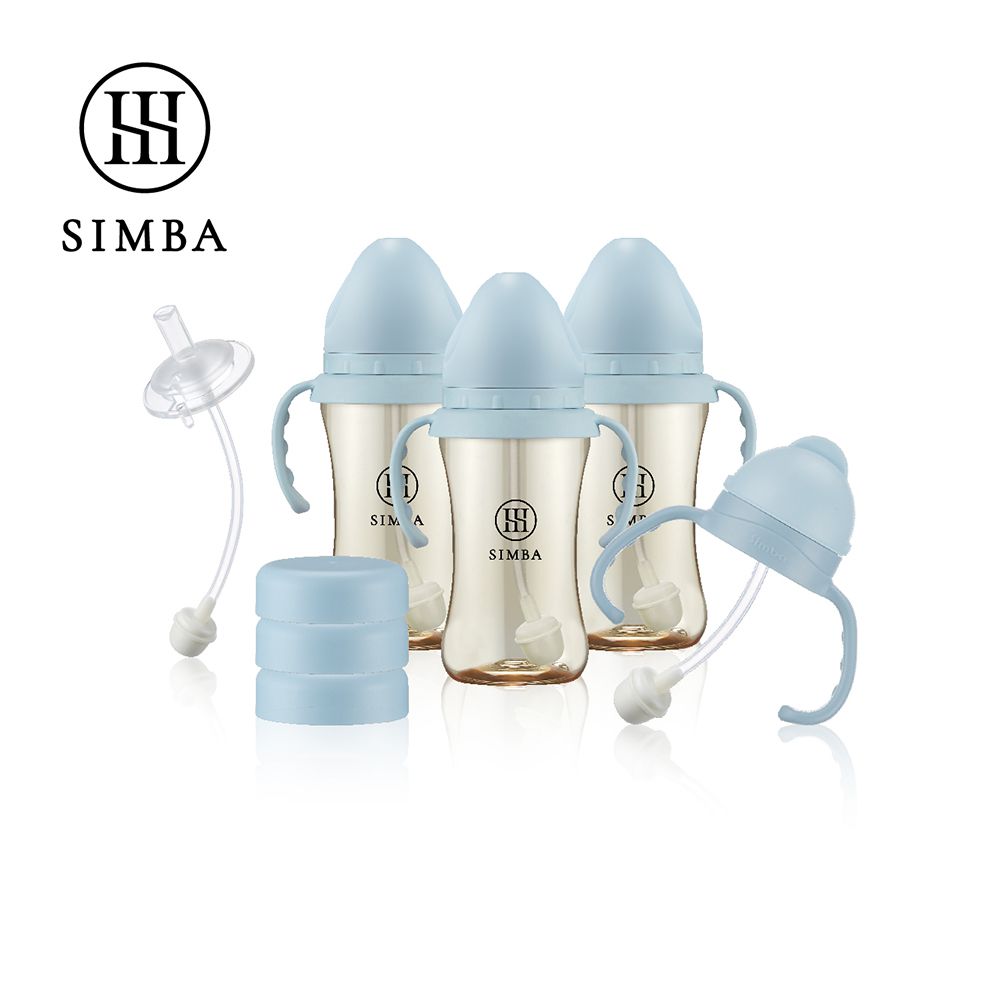 學喝水神器全能套組-晨藍