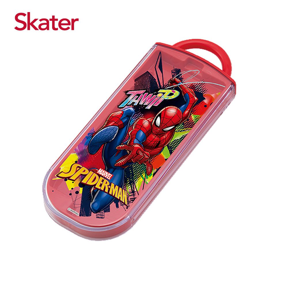 銀離子三件餐具組-Spiderman