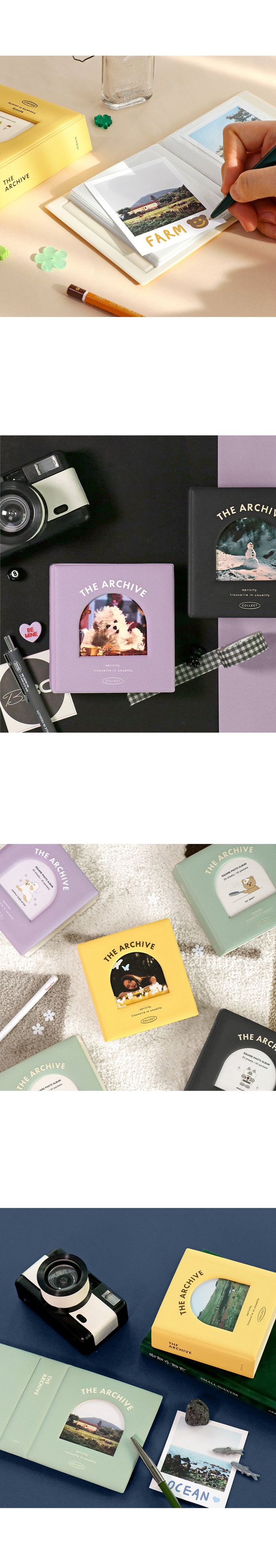 韓國 ICONIC - 韓國製拍立得收藏相簿-方形-薰衣草紫 (10x10.5x3.3cm)