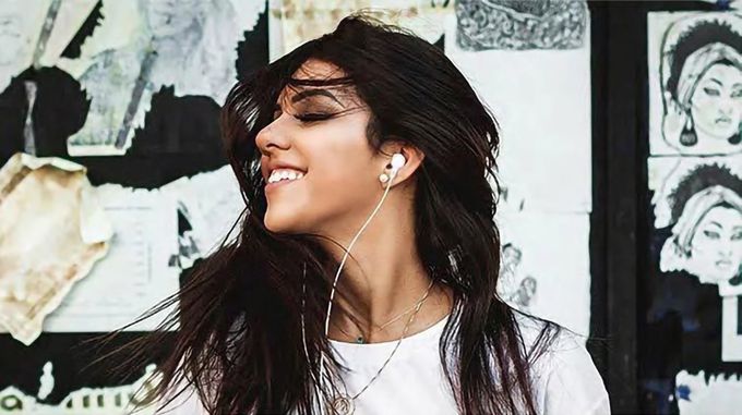 HP-HP惠普 - DHE-7000 有線入耳式耳機麥克風-白色