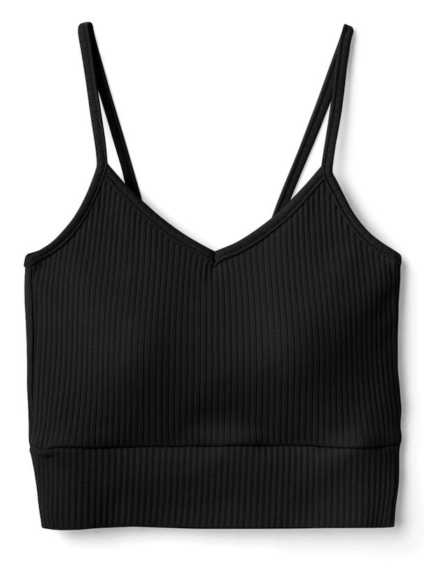 日本 GRL - V領細肩帶內搭/小可愛(附Bra)-米杏