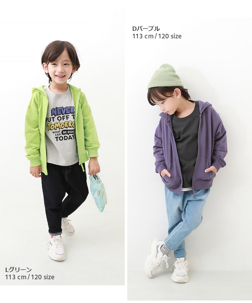 日本 devirock - 活力純色四季連帽外套-淺灰