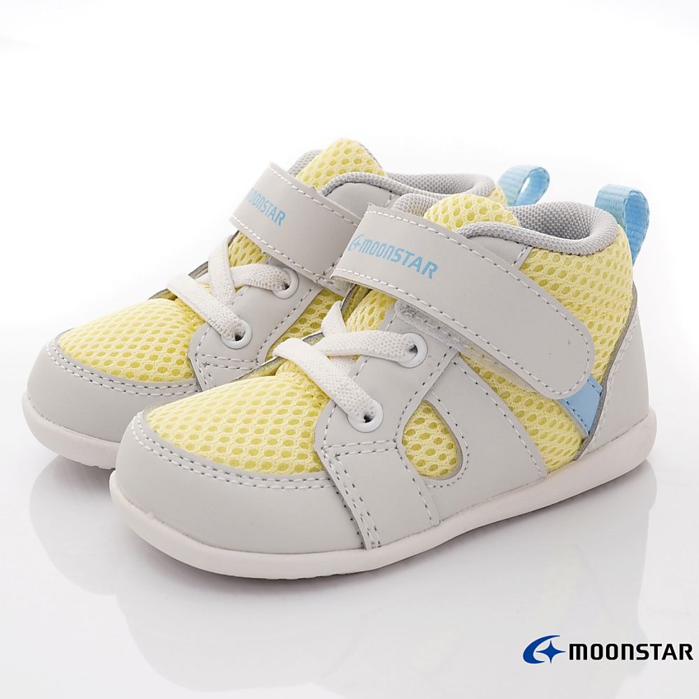 Moonstar日本月星 - 寶寶護踝學步款(寶寶段)-學步鞋-黃
