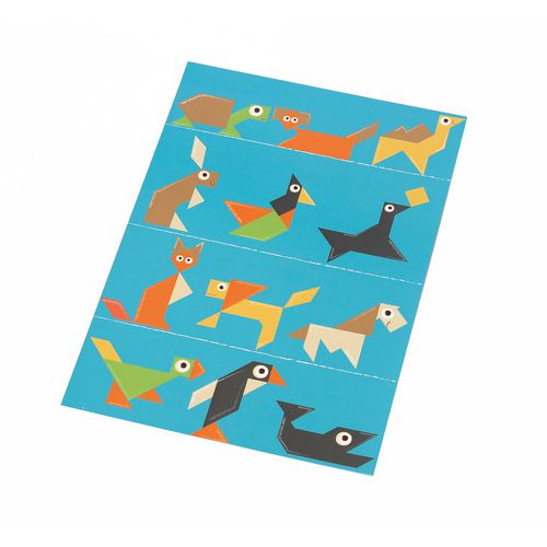邏輯遊戲書-動物七巧板