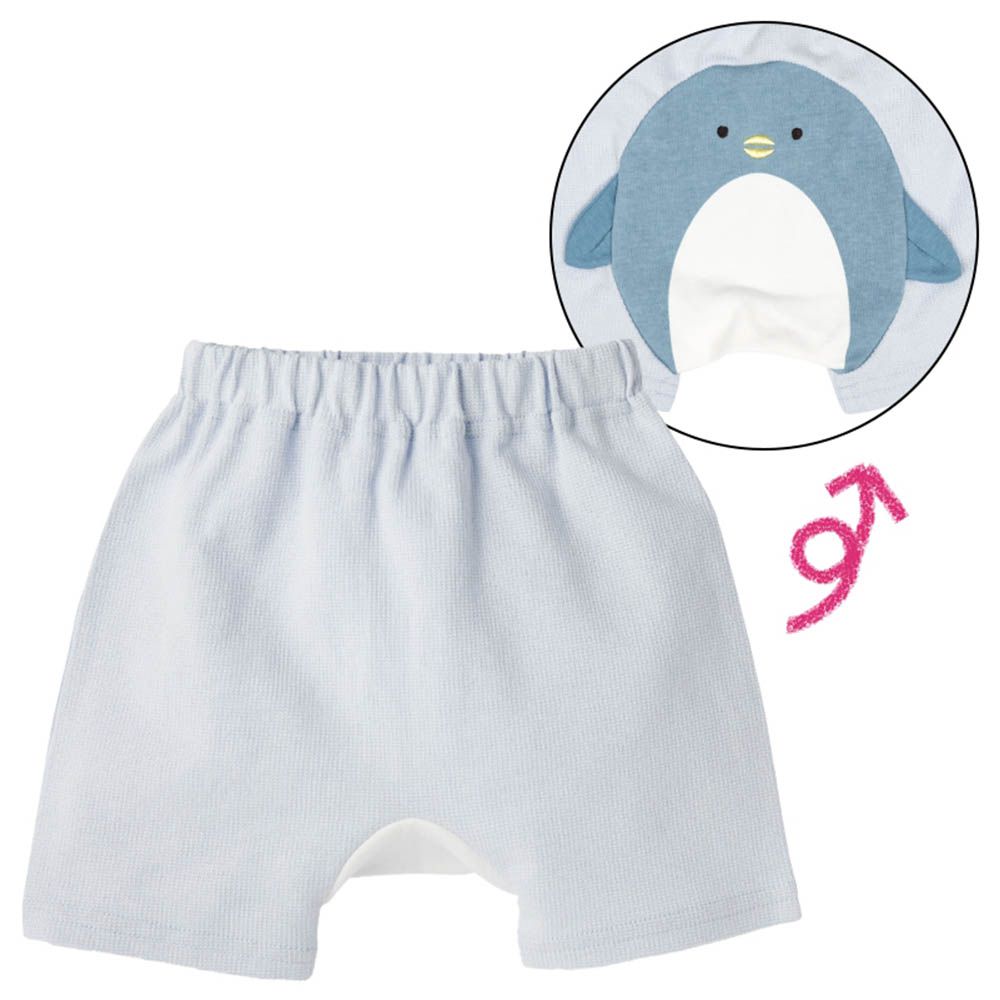 造型屁屁褲-動物-淺藍色