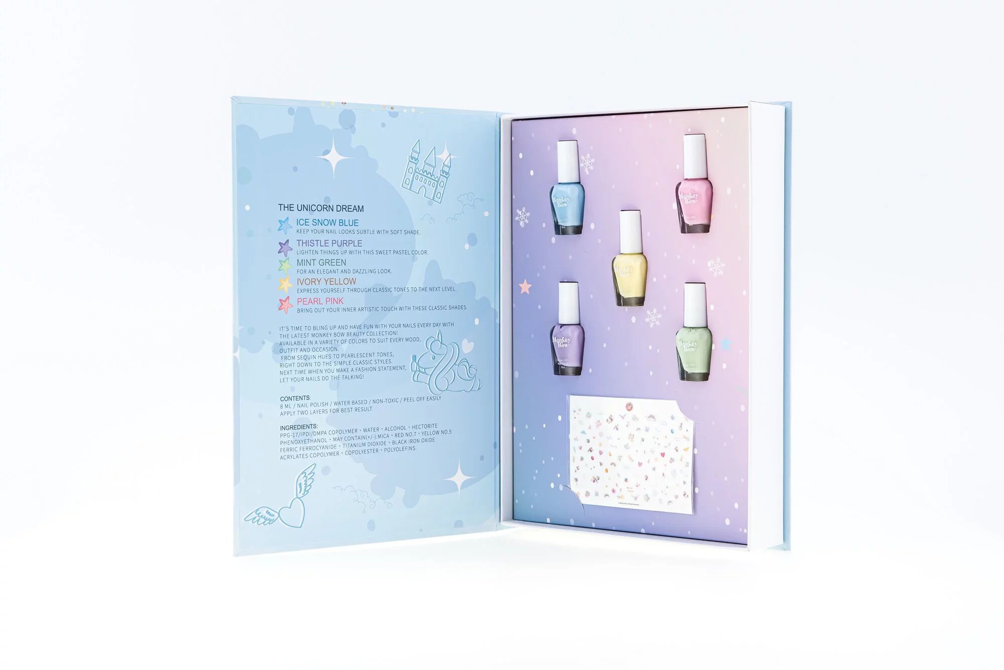 英國 MonkeyBow - 獨角獸指甲彩繪禮盒