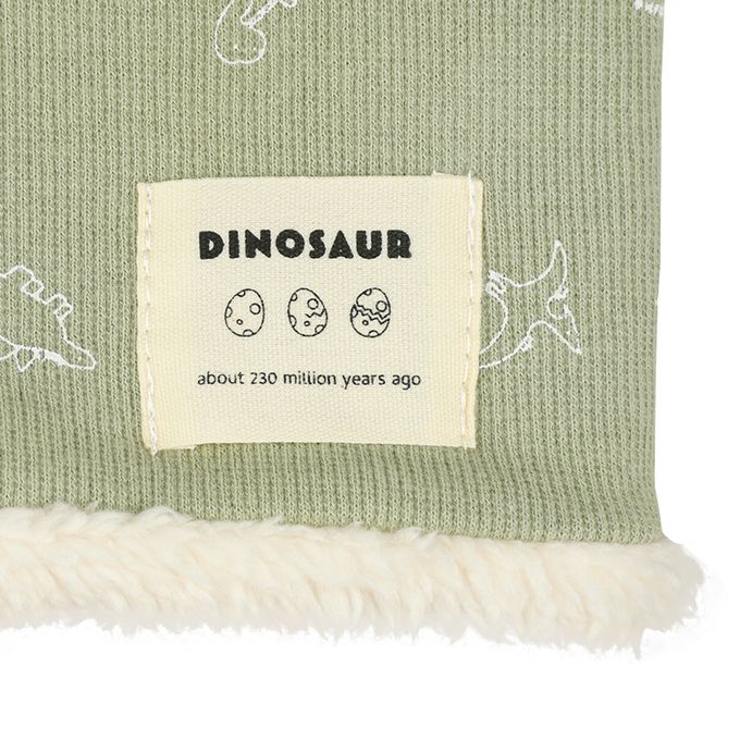 akachan honpo - 圍脖-恐龍印花-軍綠色 (90~95cm)