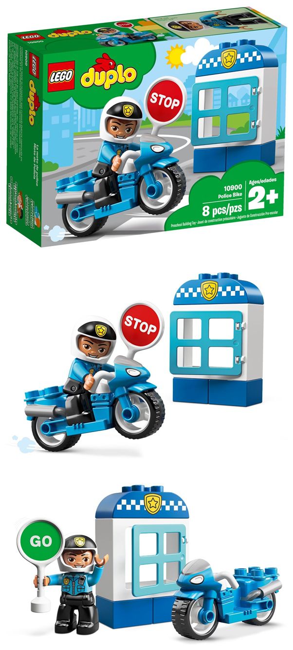 樂高 LEGO - 樂高 Duplo 得寶幼兒系列 - 警察摩托車 10900-8pcs