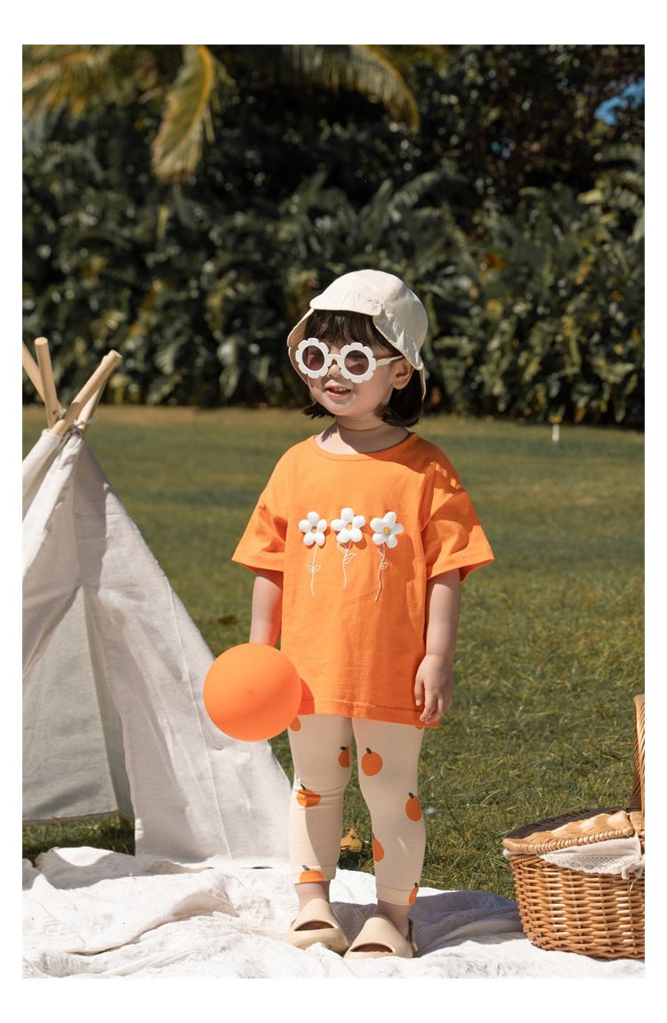 純棉立體圓領休閒短袖上衣-愛心-粉色